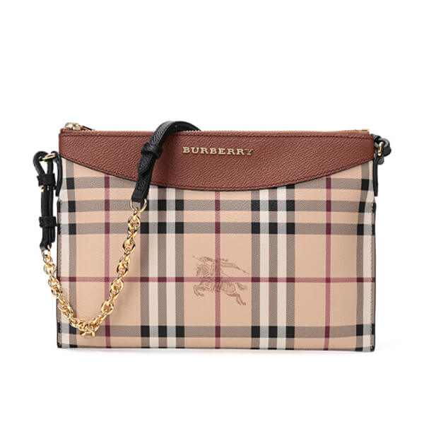 BURBERRY バーバリー チェック コピー 2WAY チェーン レザーバッグ